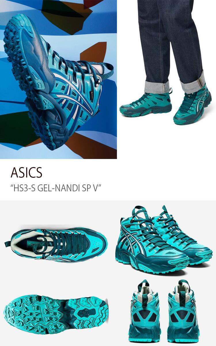 ASICS アシックス スニーカー HS3-S GEL-NANDI SP V SEA GLASS LICHEN ROCK エイチエス3エス  1201A237-300