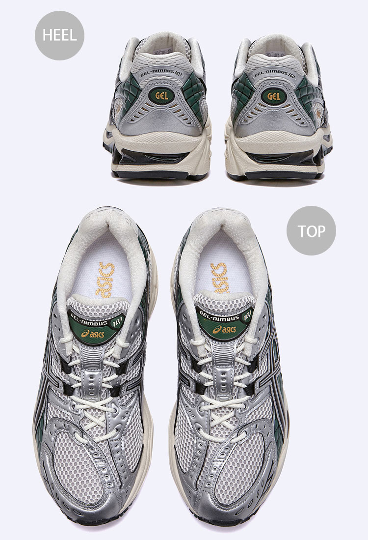 アシックス ゲルニンバス 10.1 インビンシブル コラボ 28cm グリーン ASICS（アシックス） スニーカー GEL-NIMBUS 10.1 CREAM GREEN