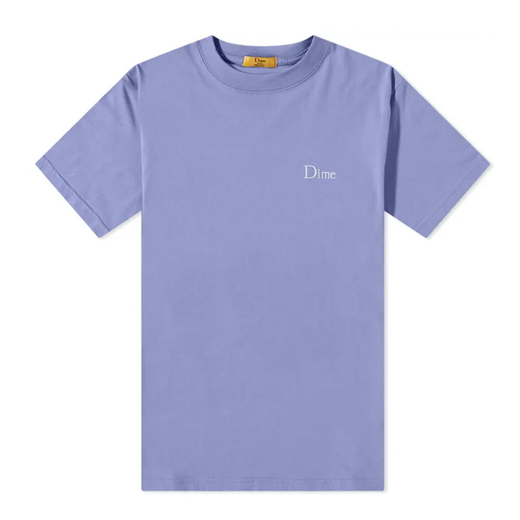 Dime ダイム Tシャツ CLASSIC SMALL LOGO T-SHIRT PURPLE クラ...