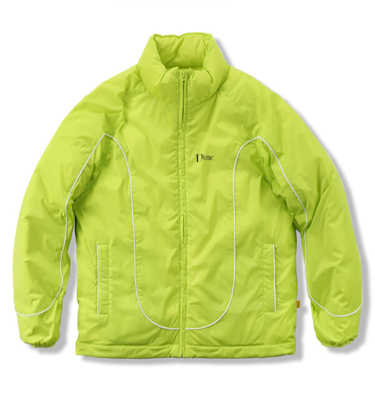 Dime ダイム ダウンジャケット COURT PUFFER JACKET NEON  コートパプッ...