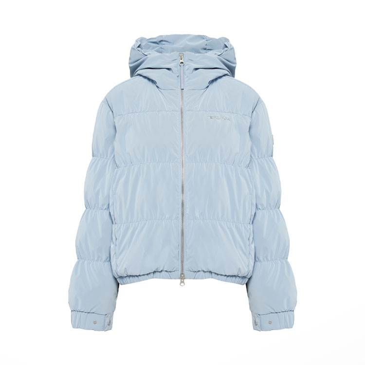 EIDER アイダー レディース パディングジャケット SHIRRING WNS DOWN JACKET シャーリング ダウンジャケット ブルー ブラック DWW25568 韓国ファッションの画像