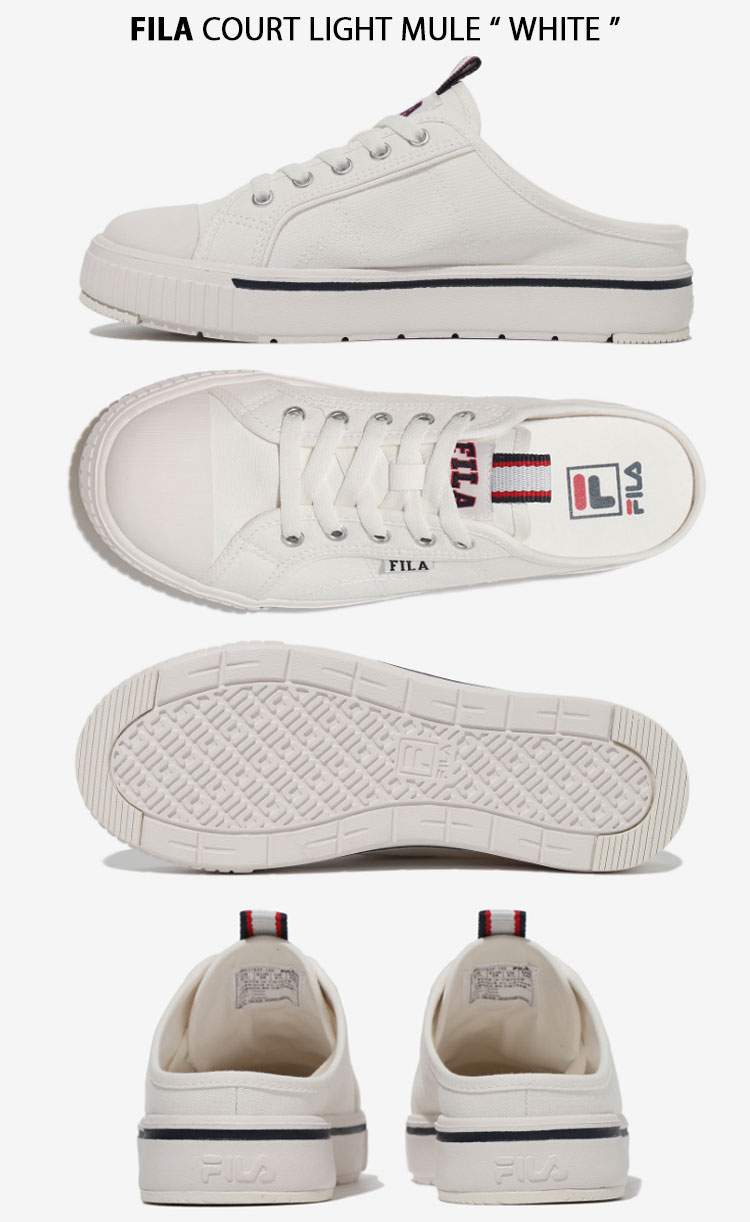 FILA(フィラ)★男女兼用_コートライト_5色 FILA フィラ スニーカー COURT LIGHT MULE 1TM01782F_100/920