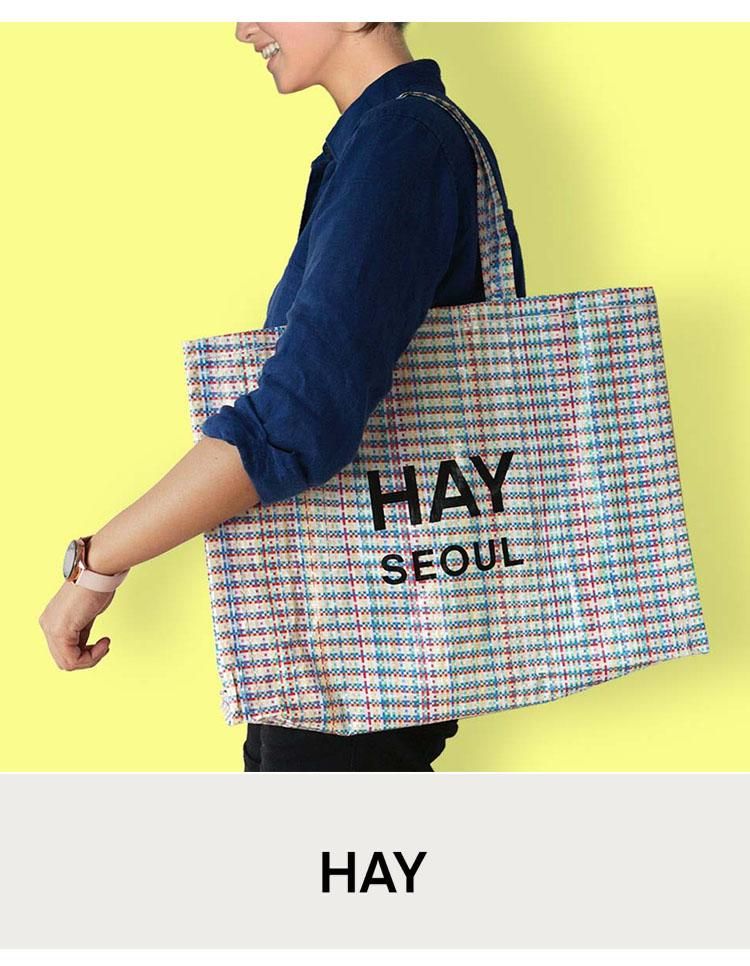 HAY（ヘイ） トートバッグ ショッパーバッグ 韓国限定 大型 大判 CANDY