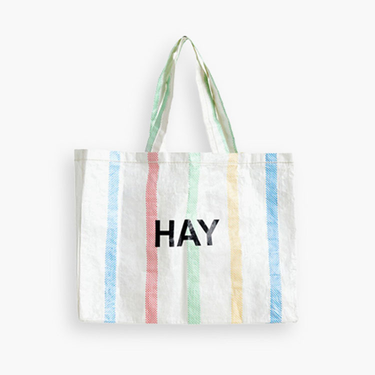 HAY（ヘイ） トートバッグ ショッパーバッグ 大型 大判 CANDY STRIPE