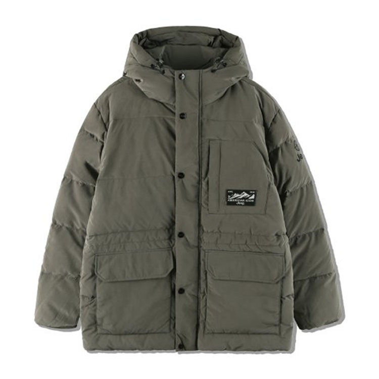 Jeep ジープ ダウンジャケット ICONIC OUT POCKET DOWN JUMPER アイコニック アウト ポケット ダウン ジャンパー ジャケット ロゴ メンズ レディース JN4JPU403｜a-dot｜02