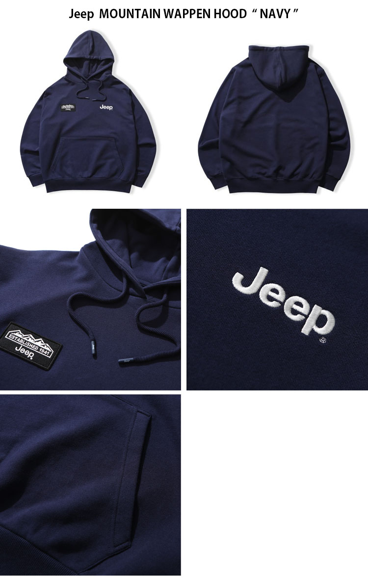Jeep ジープ パーカー MOUNTAIN WAPPEN HOOD マウンテン