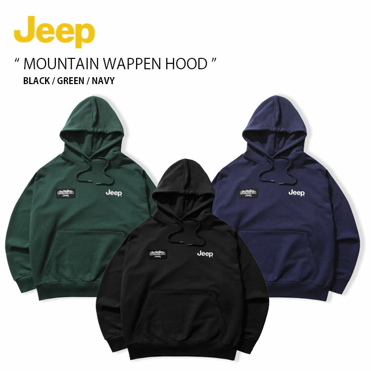 Jeep ジープ パーカー MOUNTAIN WAPPEN HOOD マウンテン