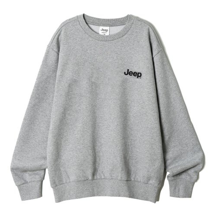 Jeep ジープ スウェット GRAPHIC MOUNTAIN LOGO SWEATSHIRT グラフィック マウンテン ロゴ スウェットシャツ 長袖 トレーナー メンズ レディース JN5TSU844