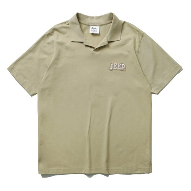 Jeep ジープ Tシャツ OPEN PIQUE HALF SLEEVES T-SHIRTS オープン ピケ ハーフ スリーブ ティーシャツ 半袖 カットソー メンズ レディース JO5TSU152｜a-dot｜03