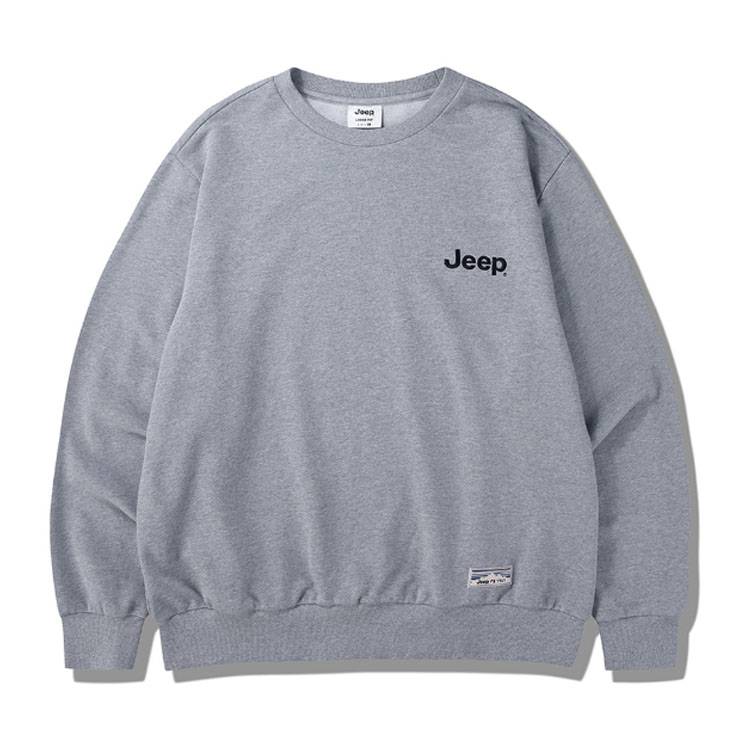 Jeep ジープ スウェット ESSENTIAL LOOSE FIT SMALL LOGO MTM ルーズフィット スモールロゴ マンツーマン 長袖 トレーナー メンズ レディース JQ5TSU802_4