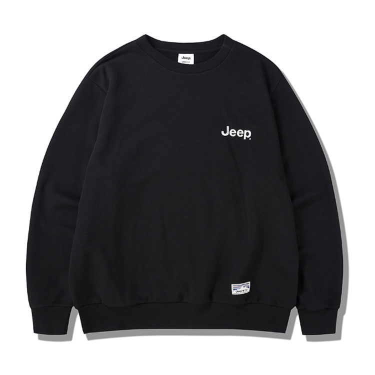 Jeep ジープ スウェット ESSENTIAL LOOSE FIT SMALL LOGO MTM ルーズフィット スモールロゴ マンツーマン 長袖 トレーナー メンズ レディース JQ5TSU802_6