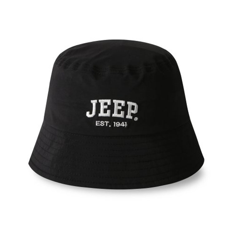 Jeep ジープ キッズ バケットハット BIG JEEP BUCKET HAT ビッグ ジープ バケット ハット 帽子 サファリハット ロゴ ブラック ベージュ 子供用 KO0GCU906｜a-dot｜02