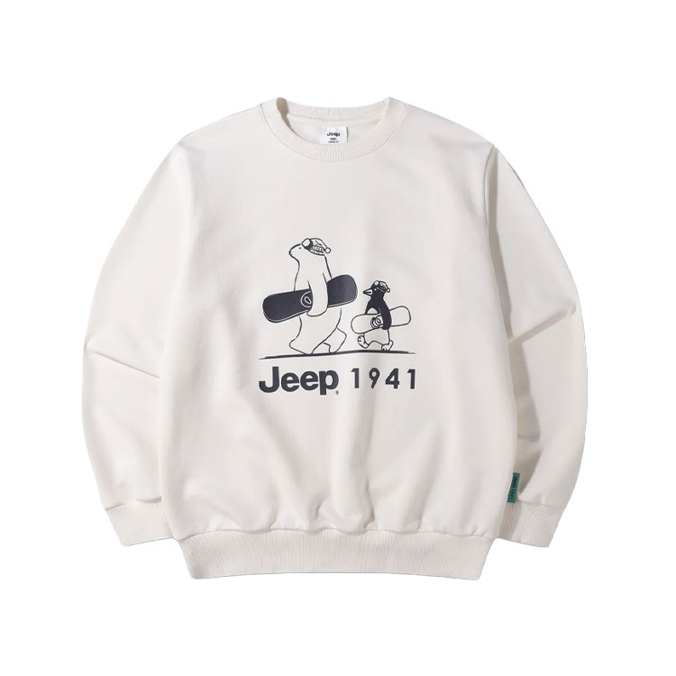Jeep ジープ キッズ スウェット GREEN LABEL PENGUIN BEAR SWEATSHIRT グリーンラベル ペンギンクマ スウェットシャツ トレーナー 長袖 子供用 KQ5TSU890の画像
