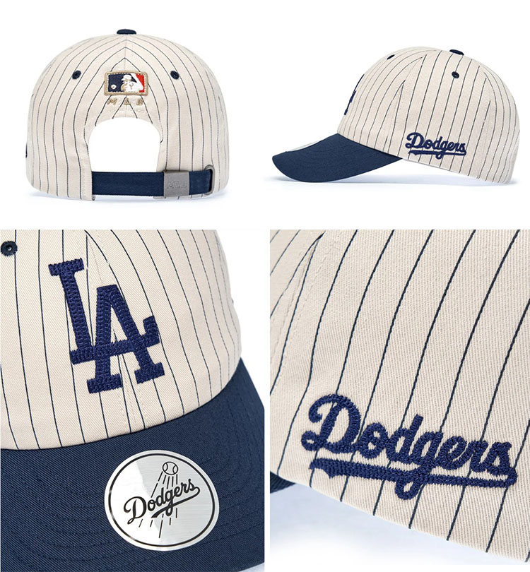 MLB メジャーリーグ キャップ 帽子 MLB SIGNATURE STRIPE UNSTRUCTURE