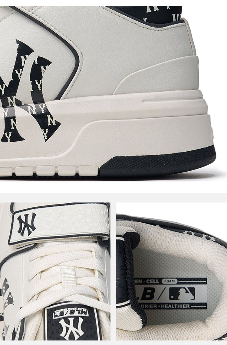 MLB エムエルビー レディース 厚底スニーカー CHUNKY LINER MID