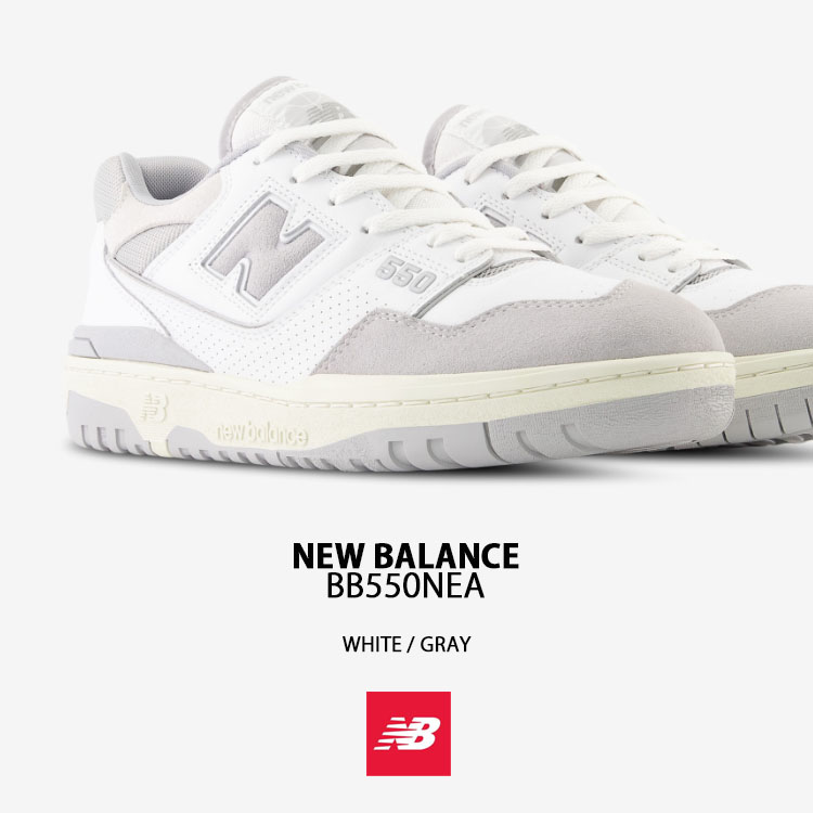 New Balance ニューバランス スニーカー BB550NEA WHITE GRAY