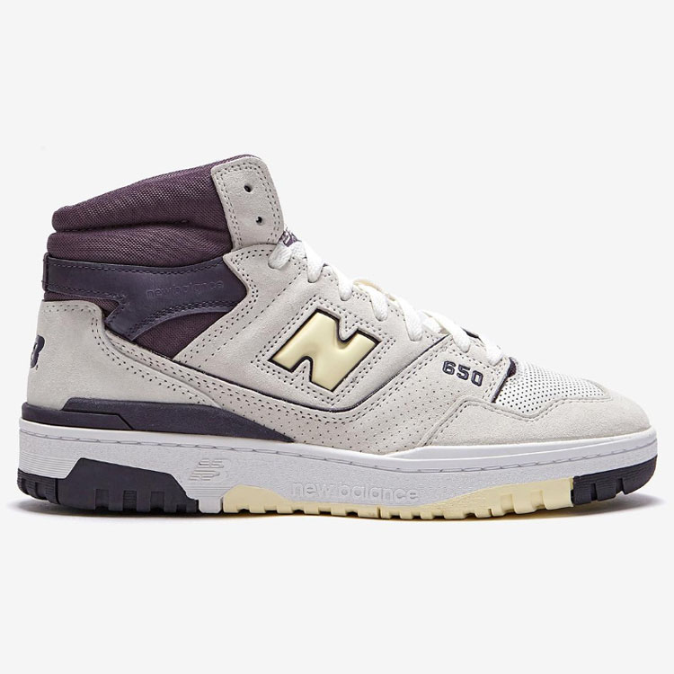 New Balance ニューバランス スニーカー BB650RVP BEIGE PURPLE NewBalanceBB650 シューズ ベージュ パープル ニューバランスBB650 バッシュ レザー 本革 【日本製】