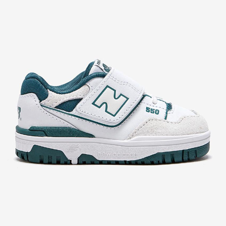 New Balance キッズ スニーカー NewBalance 550 GREEN キッズシューズ...