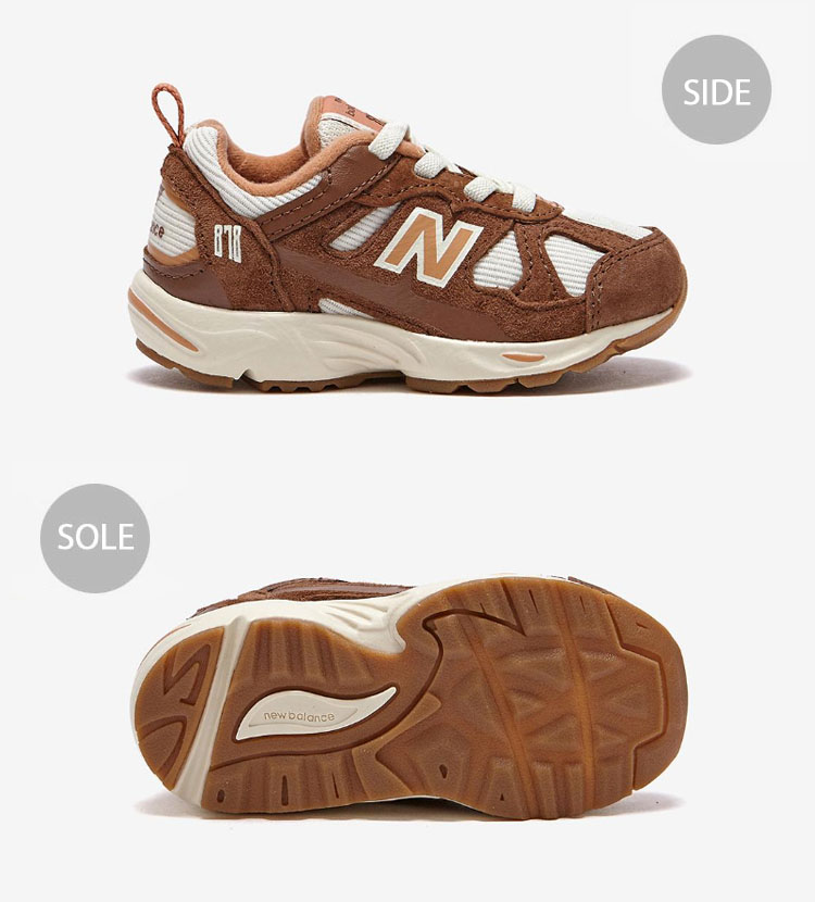 ニューバランス　キッズ　スニーカー　17センチ　ブラウン New Balance ニューバランス キッズ スニーカー NewBalance 878