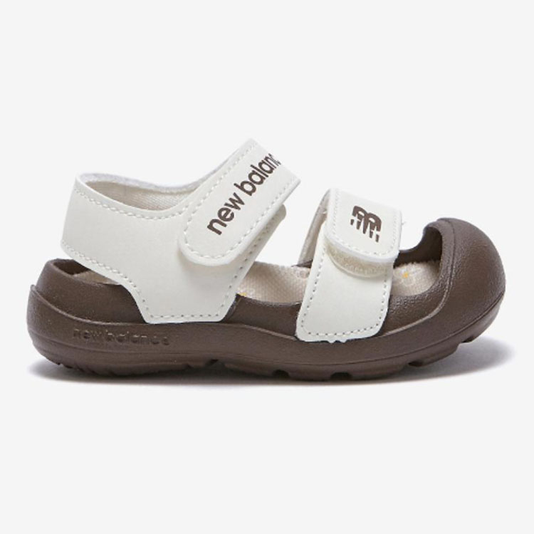 New Balance（ニューバランス） キッズ サンダル K8809I6I IVORY BROWN 