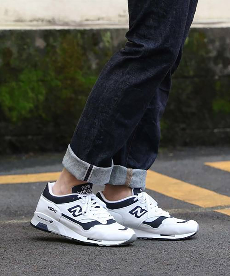 New Balance ニューバランス スニーカー M1500WWN WHITE NAVY MADE IN