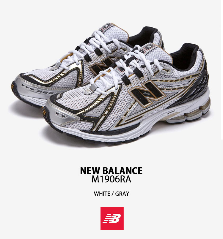 New Balance ニューバランス スニーカー M1906 WHITE GRAY シューズ M1906RA ランニングシューズ New  BalanceM1906 ホワイト グレー メンズ レディース