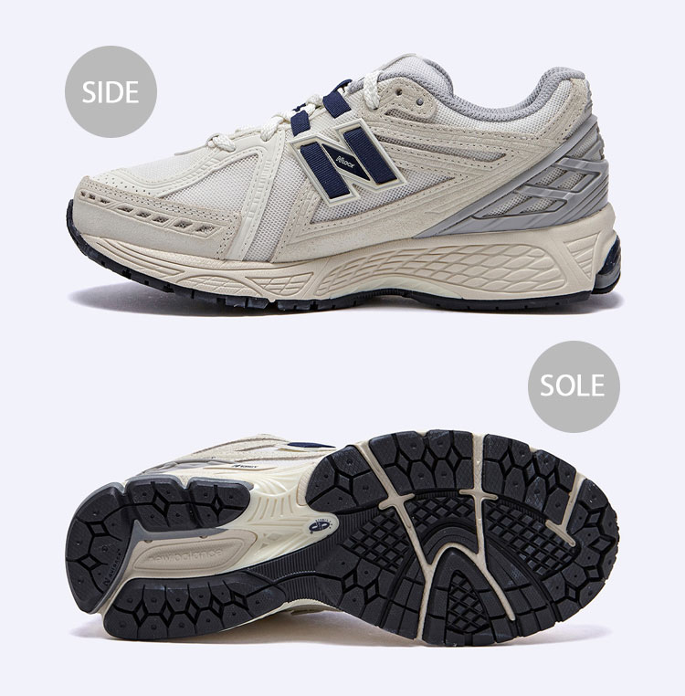 New Balance スニーカー ホワイト/グレー/ネイビー 中古・古着通販】NEW BALANCE (ニューバランス) 1000 