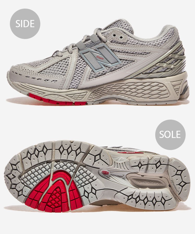 New Balance ランニングシューズ レッド/グレー M390 2E