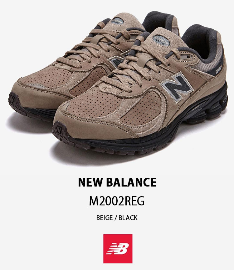 New Balance（ニューバランス） スニーカー M2002REG BEIGE BLACK 