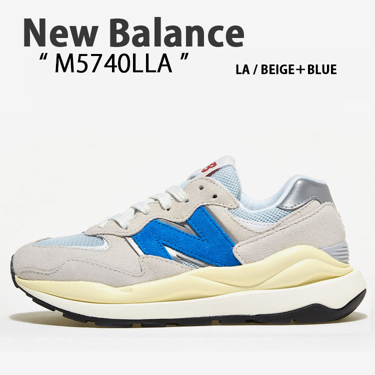 New Balance ニューバランス スニーカー 5740 M5740LLA BEIGE BLUE