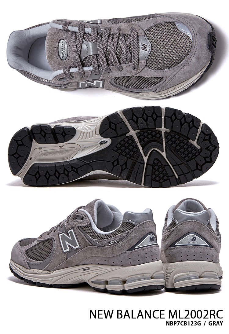 K*1様 【美品】new balance 2002R ML2002RC 27.5 New Balance（ニューバランス） スニーカー ML2002RC GRAY レザー 本革