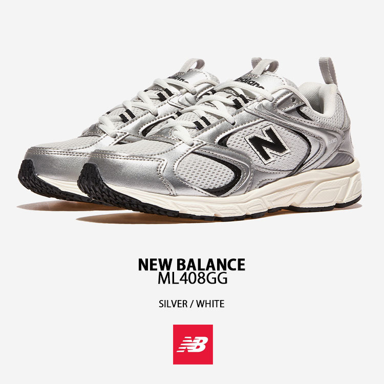 New Balance ニューバランス スニーカー ML408GG SILVER WHITE New Balance ニューバランス スニーカー ML408GG SILVER WHITE
