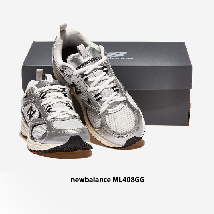 New Balance（ニューバランス） スニーカー ML408GG SILVER WHITE