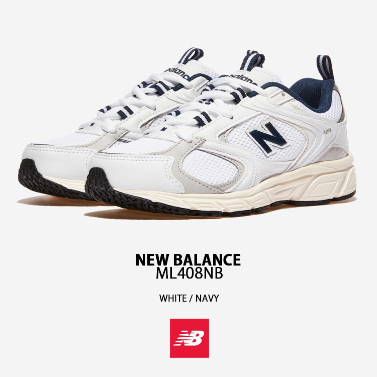 スニーカー [New Balance]ML408Q WHITE New Balance ML408Q WHITE 22FW-I（ニューバランス ML408Q