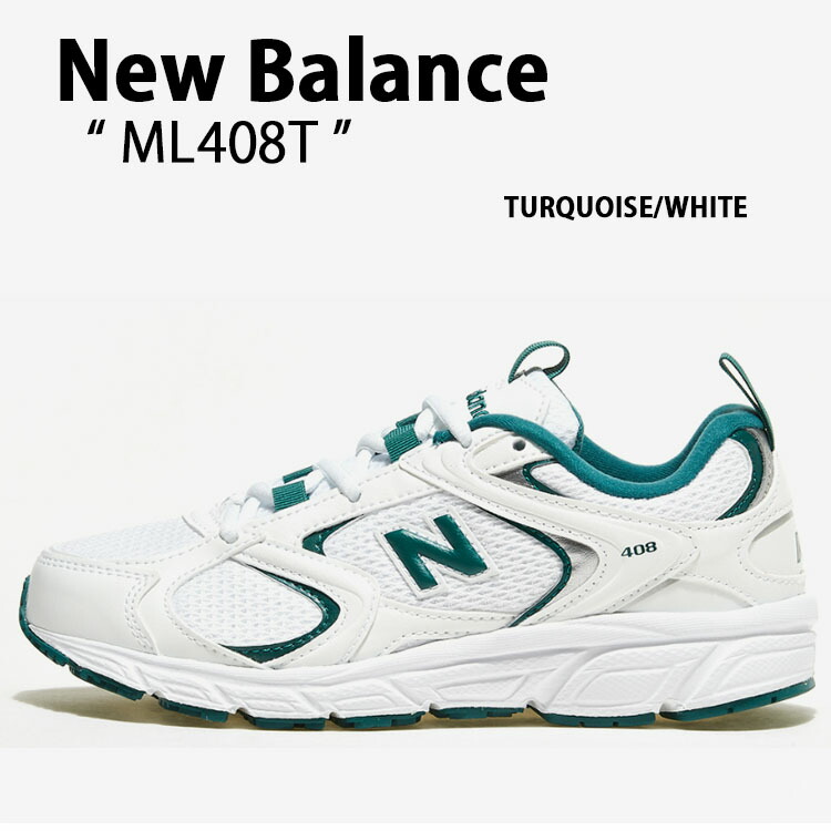 New Balance（ニューバランス） スニーカー 408 ML408T TERQUISE WHITE