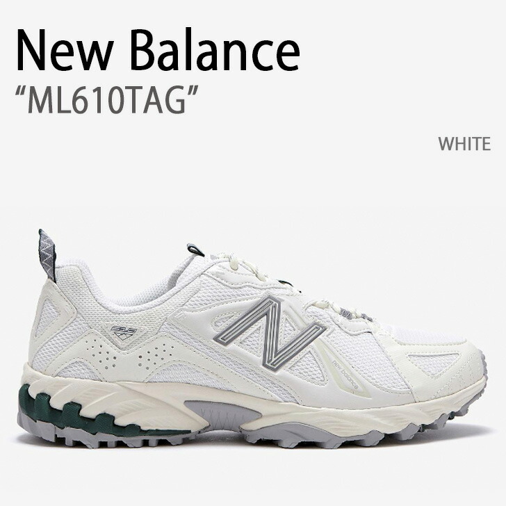 New Balance ニューバランス スニーカー ML610 ML610TAG WHITE ホワイト シューズ レザー 本革 メンズ レディース