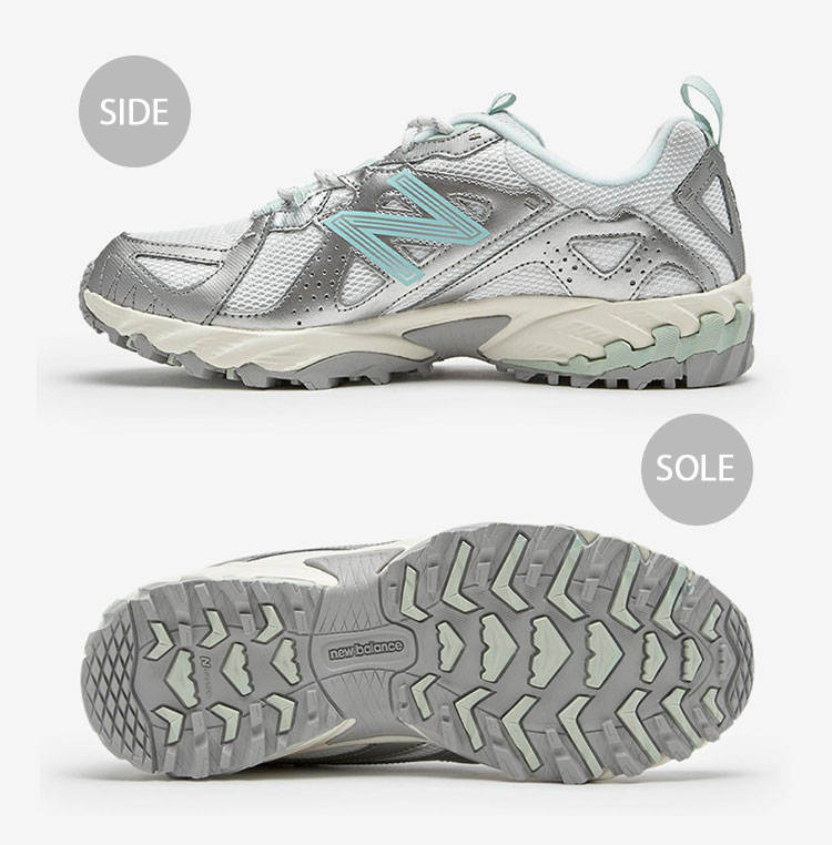 靴 New Balance ml610 (24.5) New Balance ニューバランス スニーカー ML610 ML610TAE SILVER