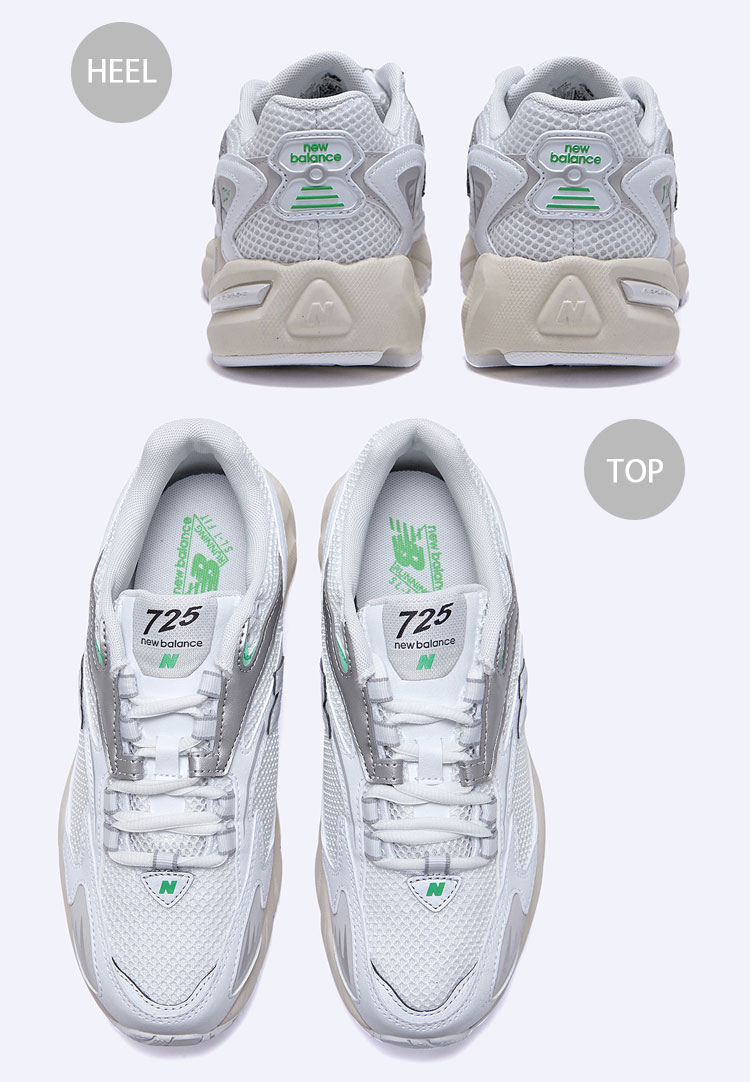 靴 New Balance ML725CF 23cm White New Balance（ニューバランス） スニーカー ML725CF WHITE SILVER