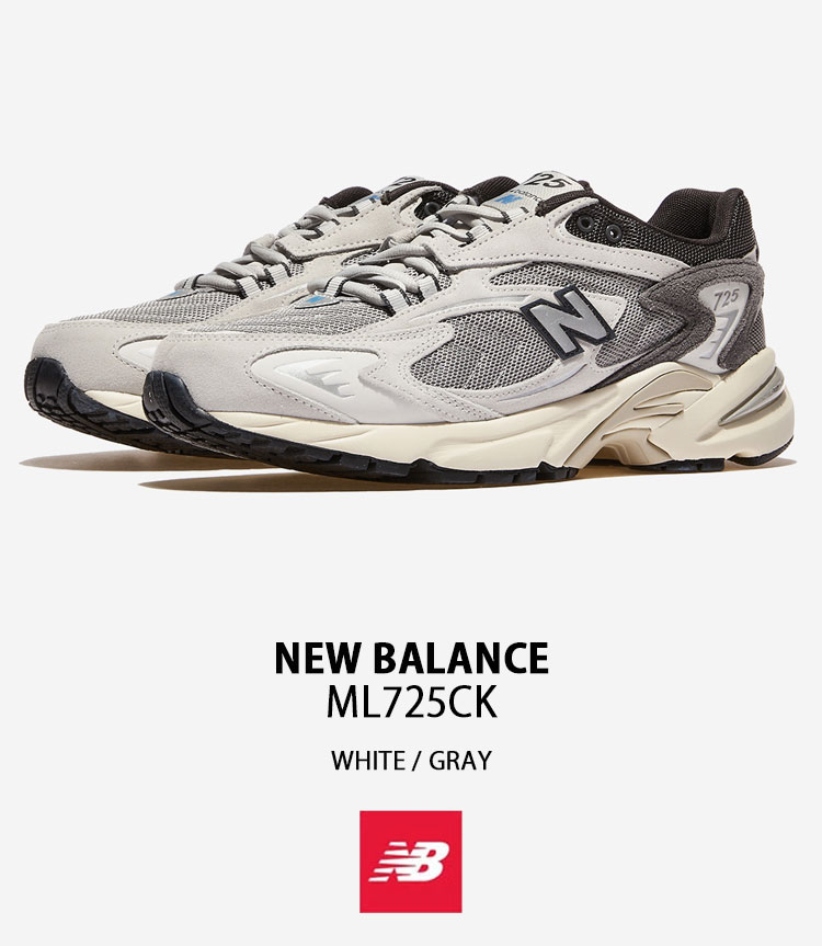 New Balance ニューバランス スニーカー ML725CK WHITE GRAY