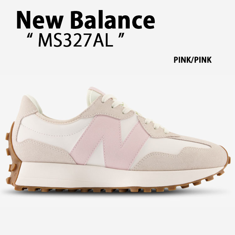 New Balance ニューバランス レディース スニーカー WS327AL PINK WHITE シューズ スエードアッパー  NewBalance327 ニューバランス327 ピンク ホワイト