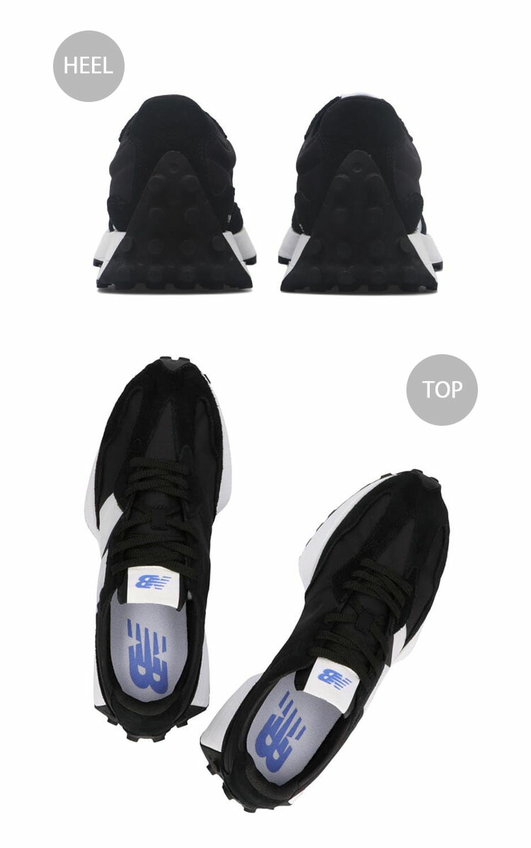 New Balance（ニューバランス） スニーカー 327 MS327CPG BLACK WHITE