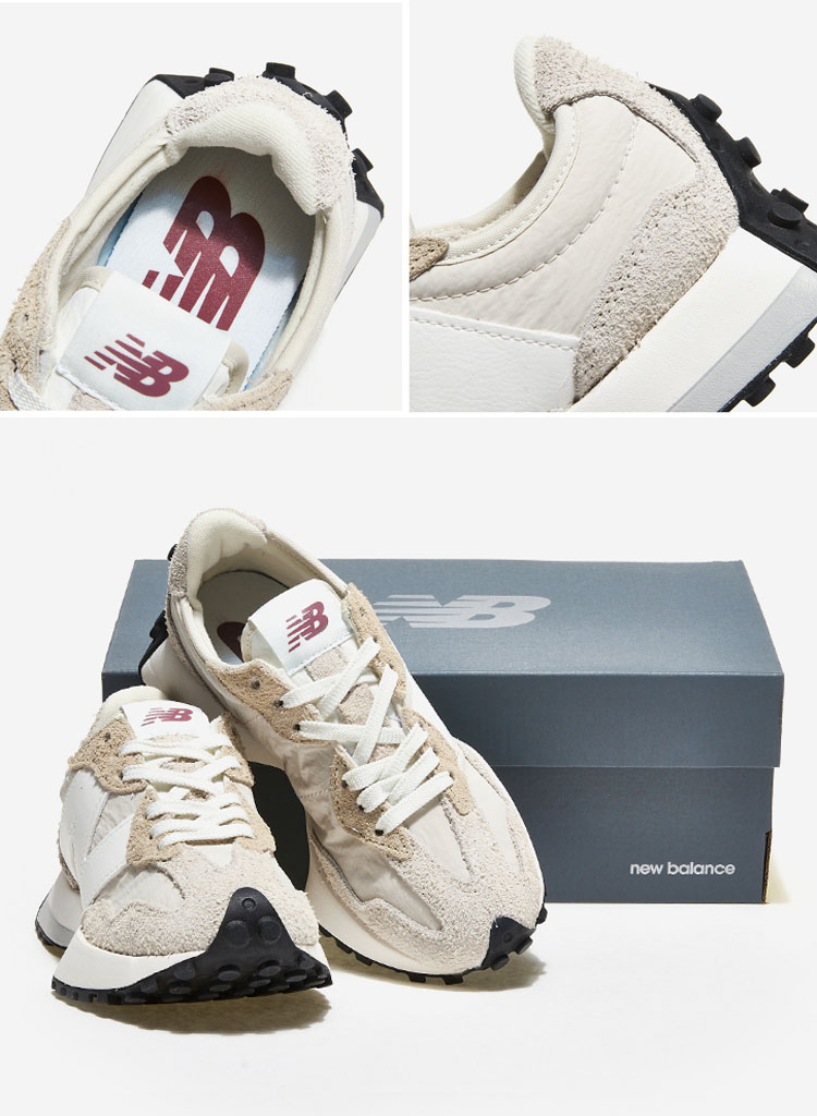 New Balance（ニューバランス） スニーカー 327 MS327CQ BEIGE WHITE