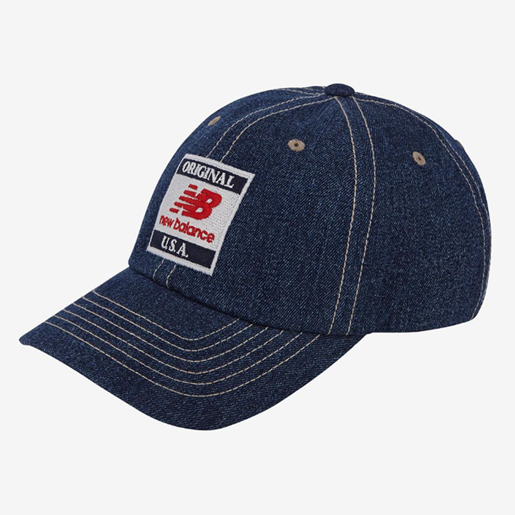 New Balance ニューバランス ベースボールキャップ NBRT 1909 CAP キャップ 帽子 カジュアル クラシック ブルー デニム メンズ レディース NBGDDSR303 | New Balance | 01