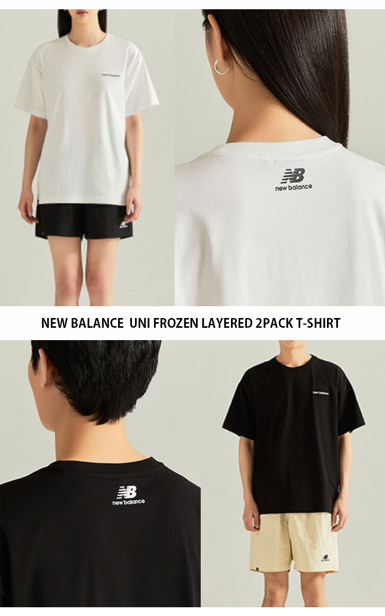 【NEW BALANCE】 UNI RC FROZEN Running Graphic Tシャツ New Balance ニューバランス Tシャツ UNI FROZEN LAYERED 2PACK