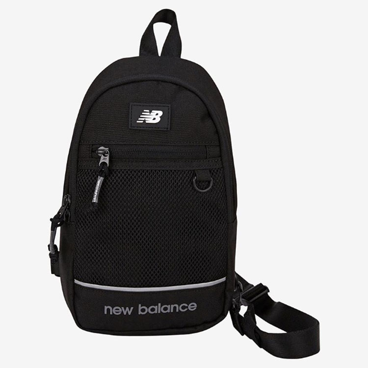 New Balance ニューバランス キッズ ボディバッグ SLING BAG L スリング バッグ ワンウェイバッグ かばん ロゴ ブラック ベージュ 子供用 NK8AES311U｜a-dot｜02