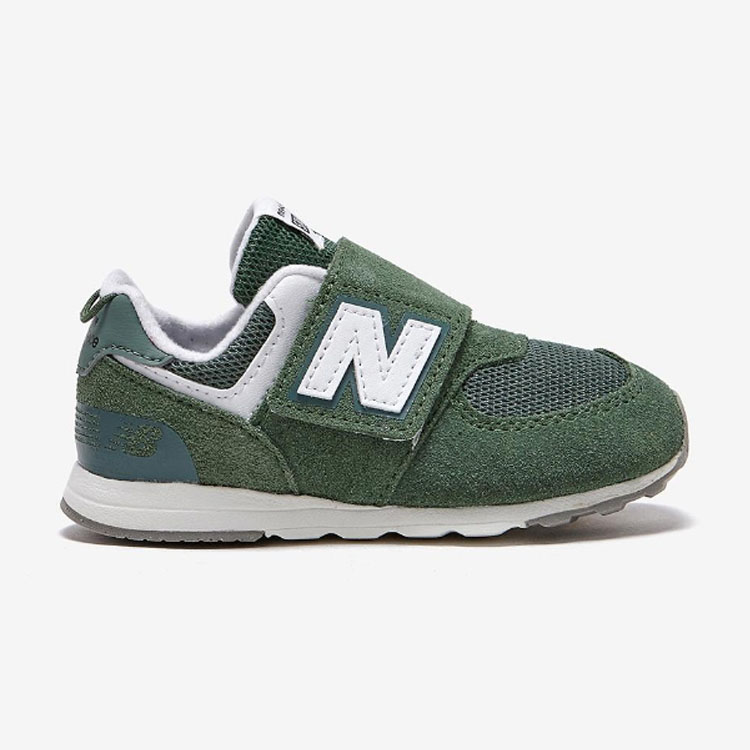 New Balance ニューバランス キッズ スニーカー NewBalance 574 GREEN...