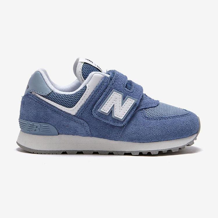 New Balance ニューバランス キッズ スニーカー NewBalance 574 BLUE キッズシューズ ブルー ベルクロ PV574FDG キッズ用 ジュニア用 子供用