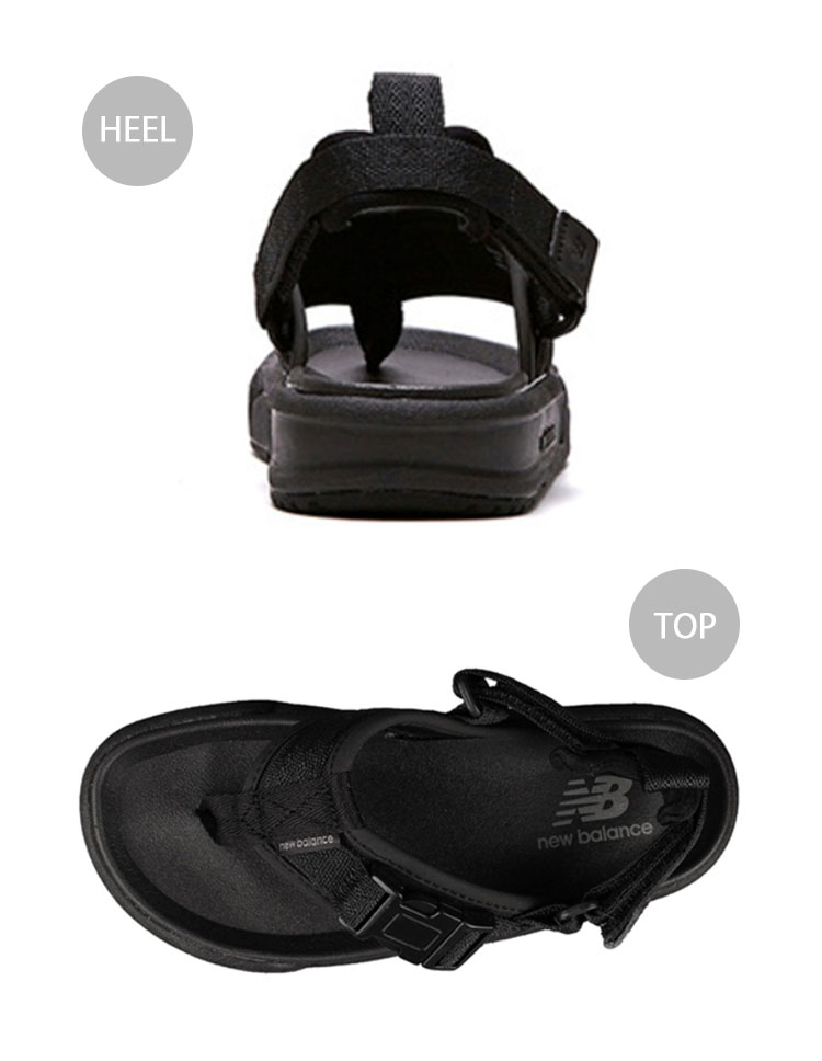 サンダル・ミュール New Balance Kave Sandal Black New Balance ニューバランス ミュール サンダル 2WAY MULE
