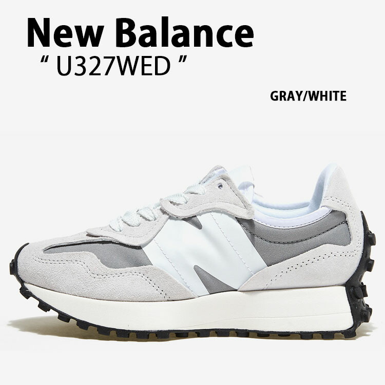 New Balance ニューバランス スニーカー 327 U327WED GRAY WHITE ピッグスウェード グレー ホワイト シューズ メンズ  レディース