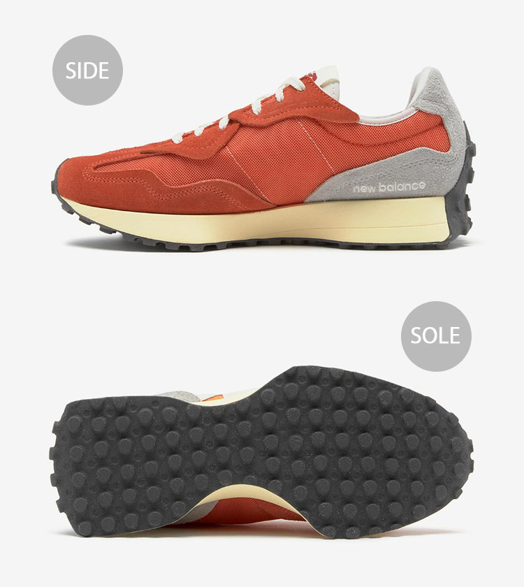 New Balance ニューバランス スニーカー U327WRC ORANGE WHITE